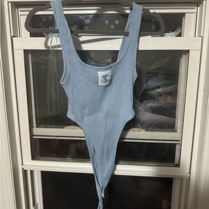 Baby Blue Starter high cut one piece